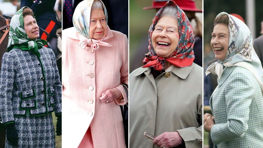 Picture of: A look at the Queen’s incredible designer scarf collection  HELLO!