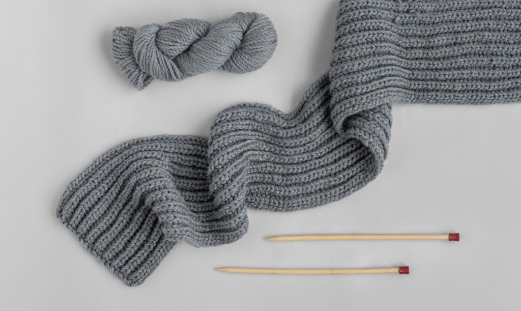 Picture of: Brioche Ribbing: Make the Squishiest Knit Scarf  Craftsy