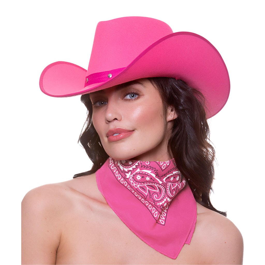 Picture of: Cowgirl Bandana Neckerchief – Pink