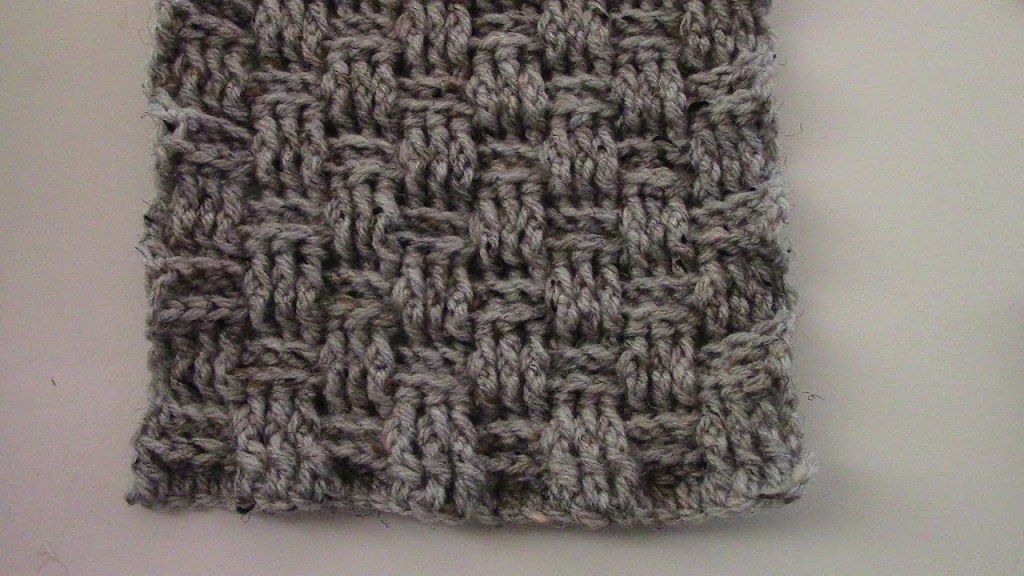 Picture of: Crochet Basket Weave Scarf