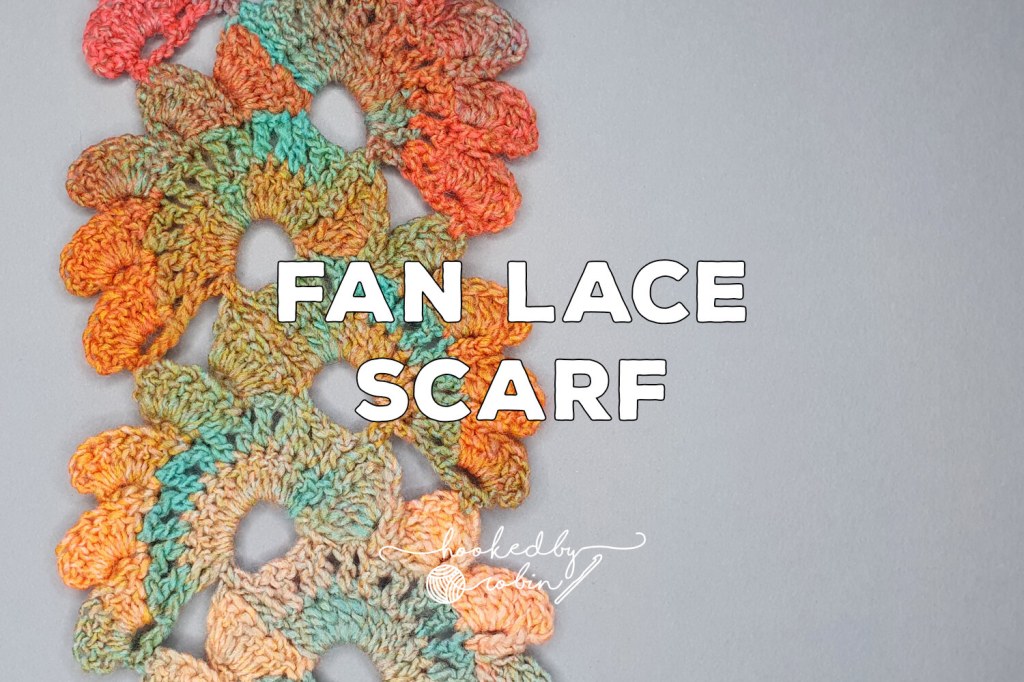 Picture of: Crochet Fan Lace Scarf — Hooked by Robin