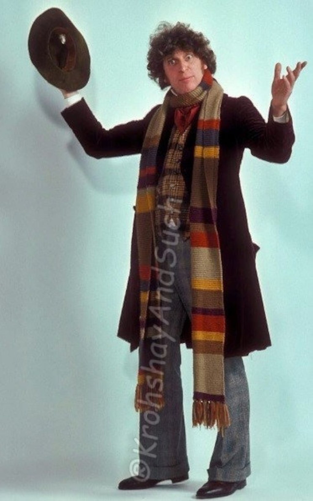 Picture of: Dr. Who Scarf Tom Baker Pattern Re-Created By – Etsy