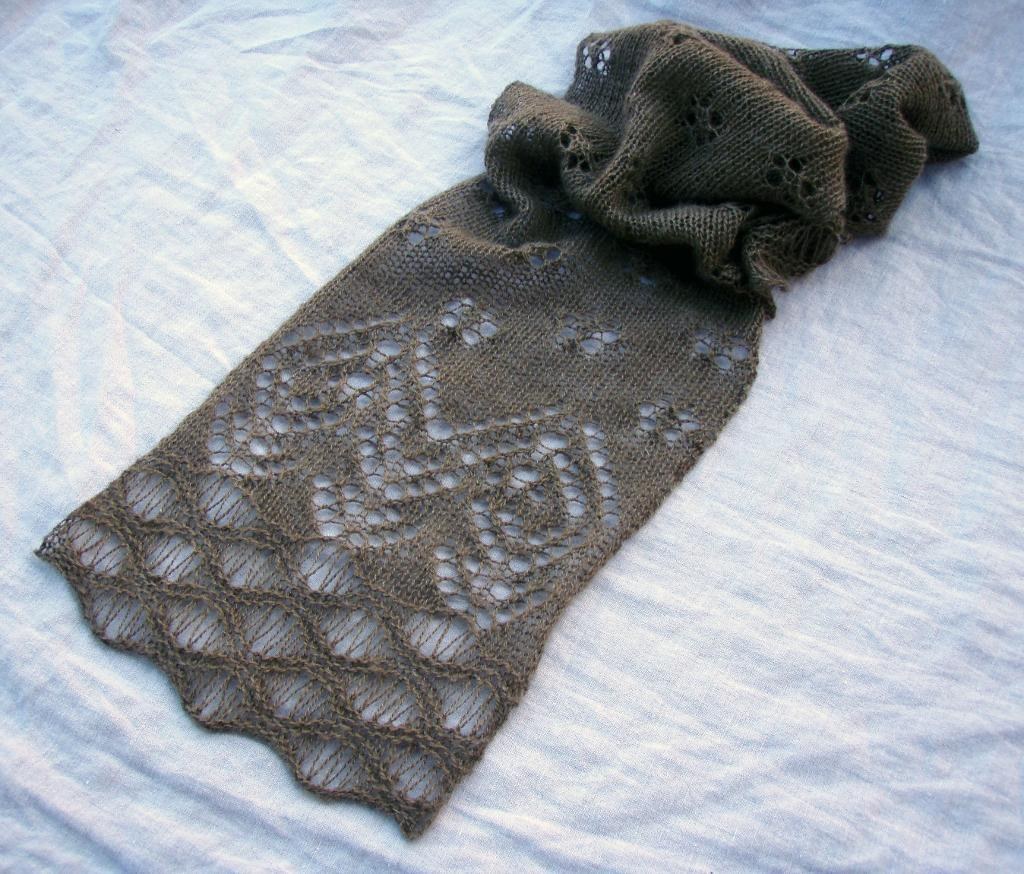 Picture of: Fantastic Free Knitted Lace Scarf Patterns  Craftsy