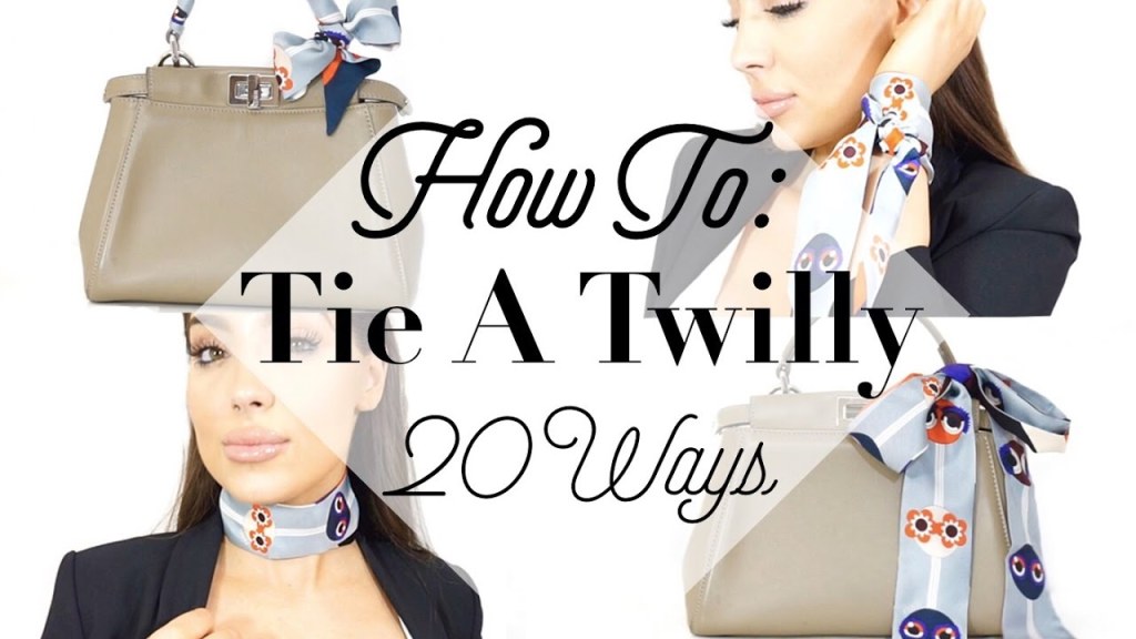 Picture of: Fun New Ways To Wear A Twilly Scarf  Fendi Wrappy