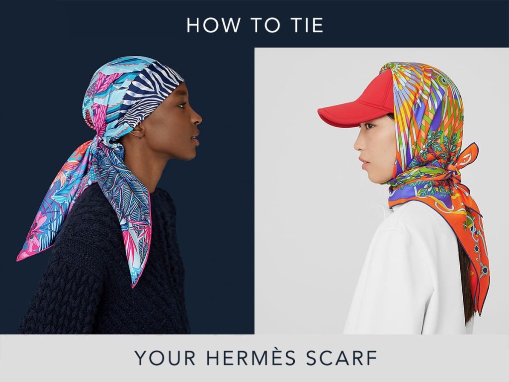 Picture of: Guide: How to Tie Your Hermès Scarf – PurseBlog