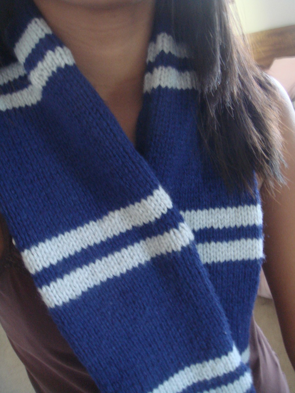 Picture of: Harry Potter Ravenclaw Scarf · How To Knit Or Crochet A Stripy