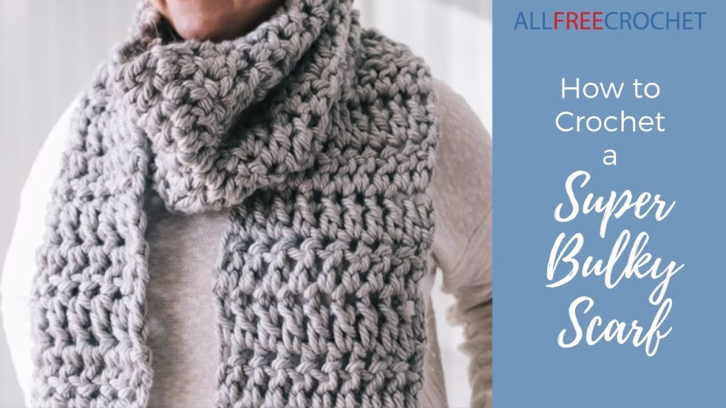 Picture of: How to Crochet a Super Bulky Scarf