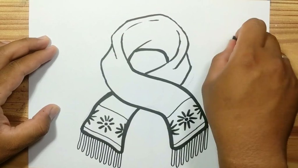 Picture of: How to draw SCARF