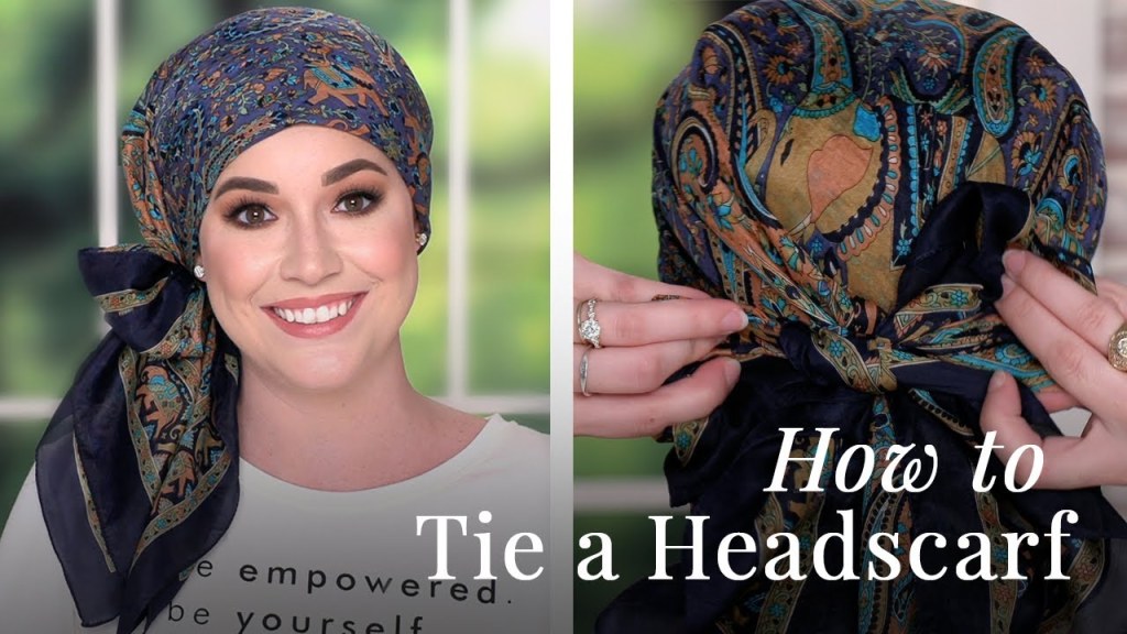 Picture of: How To Tie A Headscarf  Easy Head Scarf Styles ()