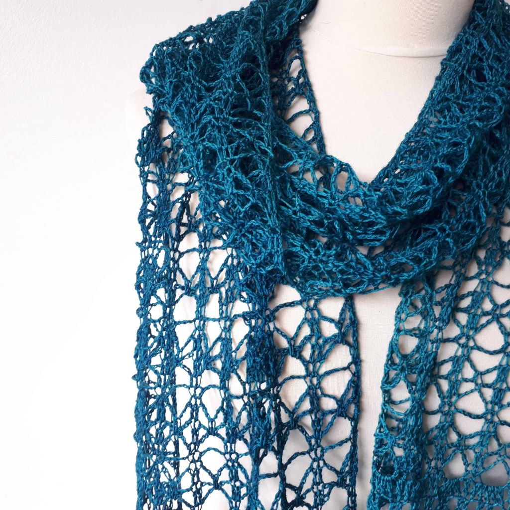 Picture of: Rosaline – Free Crochet Pattern for an Easy Lacy Scarf – Annie