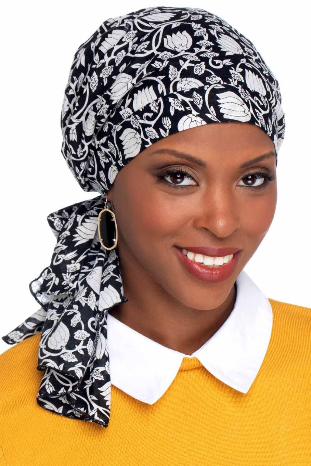 Picture of: So Simple Scarves™ – Pre-Tied Scarf Head Covering in % Cotton Prints