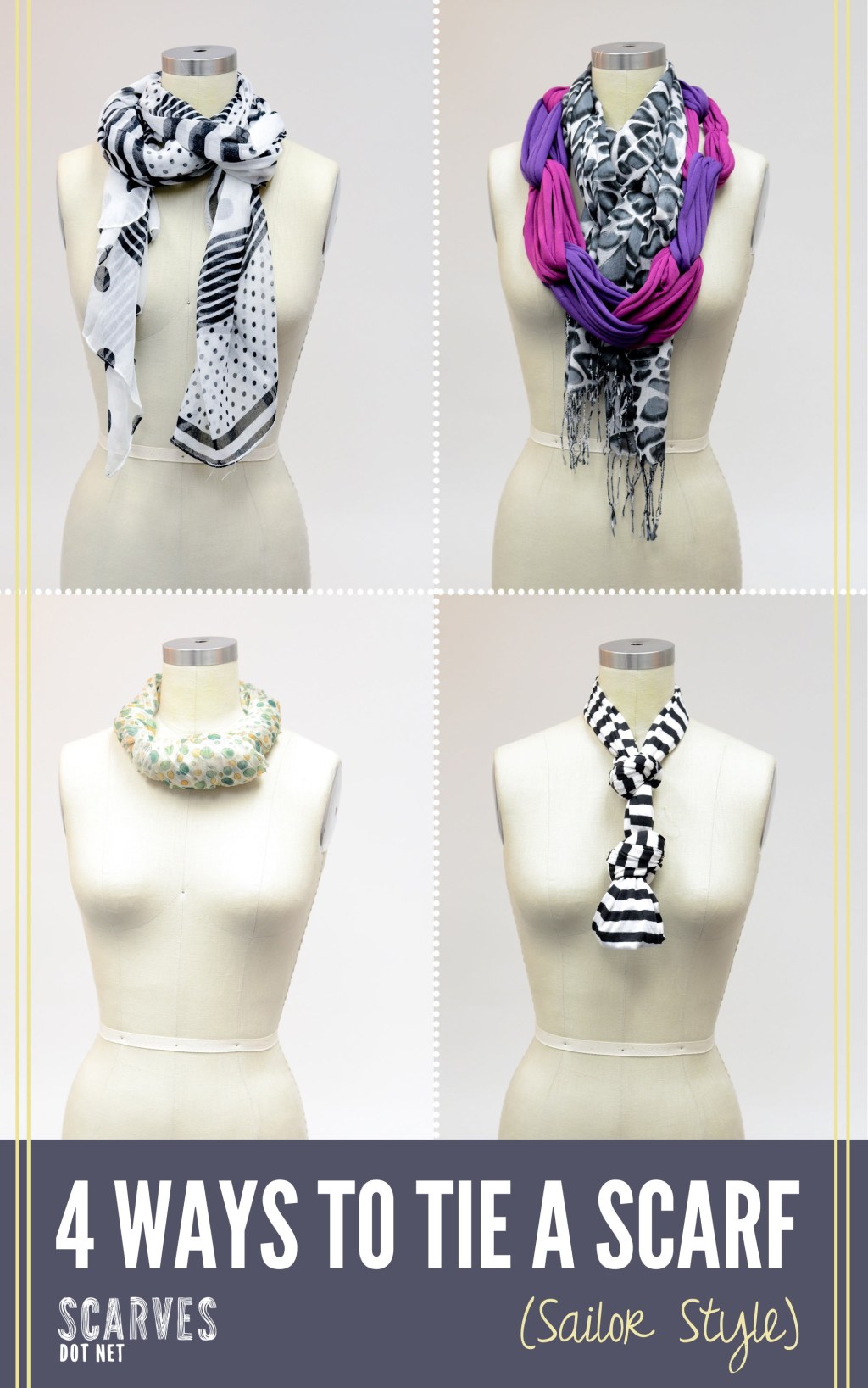 Picture of: Ways to Tie a Scarf (Sailor Style!)